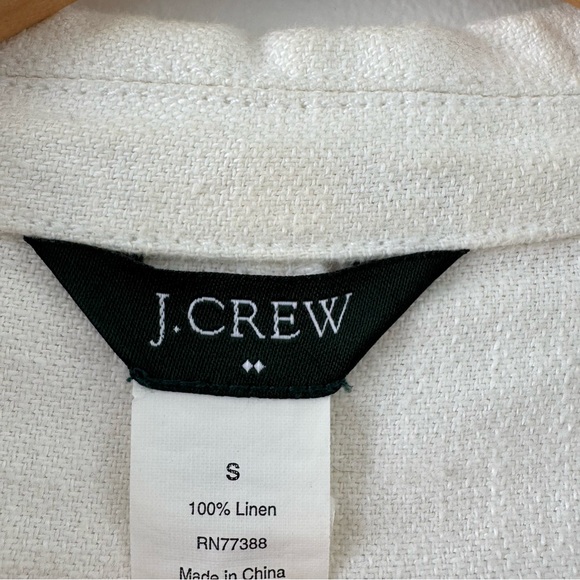 J Crew 100% Linen Jacket - Picture 4 of 5